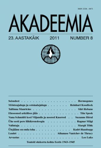 AKADEEMIA nr. 8 - 2011