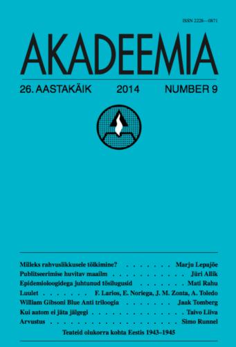 AKADEEMIA nr. 9 - 2014