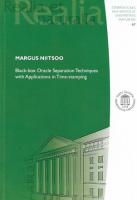 Black-box oracle separation techniques with applications in time-stamping