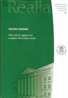 Web search engines and complex information needs