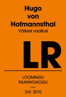 V&auml;ikesi vaatlusi : esseed, k&otilde;ned