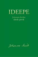 Ideepe. Johannes Aaviku ideede p&auml;evik