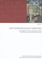 EESTI KUNSTIMUUSEUMI TOIMETISED 1(6) 2011