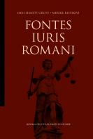 Fontes iuris Romani: Rooma &otilde;iguse allikate kogumik