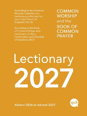 Common Worship Lectionary spiral-bound 2027: Church of England Liturgical Calendar with the Book of Common Prayer  (Includes Daily Readings and Service Planning Guide in a Compact, Portable Size)