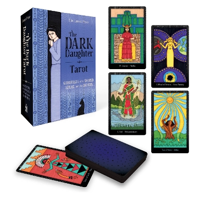 Dark Daughter Tarot: Goddesses of the World Speak from the Depths (Tarot Kit Box Set with 78  Cards and Guide Book)