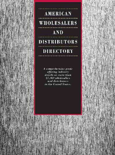 American Wholesalers and Distributors Directory 11th edition