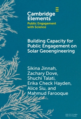 Building Capacity for Public Engagement on Solar Geoengineering
