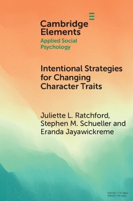 Intentional Strategies for Changing Character Traits