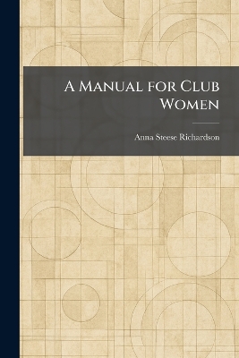Manual for Club Women
