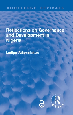Reflections on Governance and Development in Nigeria