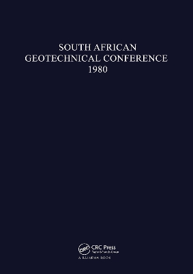 South African geotechnical conference, 1980: Supplement to the Proceedings of the 7th Regional Conference for Africa on Soil Mechanics & Foundation Engineering, held in Accra in June 1980