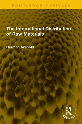 International Distribution of Raw Materials