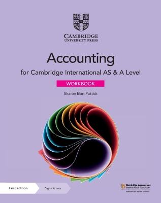 Cambridge International AS & A Level Accounting Workbook with Digital Access  (2 Years)