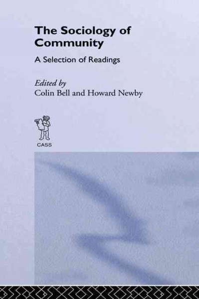 Sociology of Community: A Collection of Readings