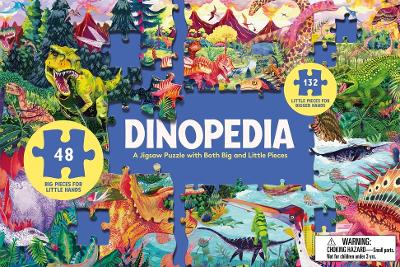 Dinopedia Jigsaw Puzzle: A 180-Piece Dinosaur Jigsaw Puzzle with Both Big and Little Pieces