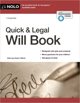 Quick & Legal Will Book 11th ed.