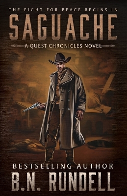Saguache: A Classic Western Large type / large print edition