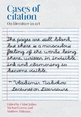 Cases of citation: On literature in art