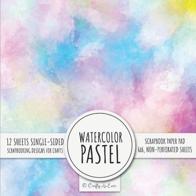 Watercolor Pastel Scrapbook Paper Pad: 6x6 Scrapbooking Designs for Cardmaking, DIY Crafts, Printmaking, and  Papercrafts