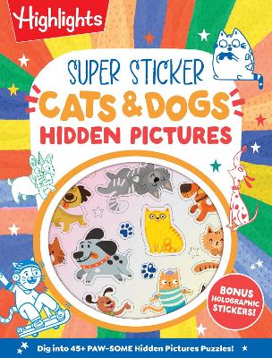 Super Sticker Cats & Dogs Hidden Pictures