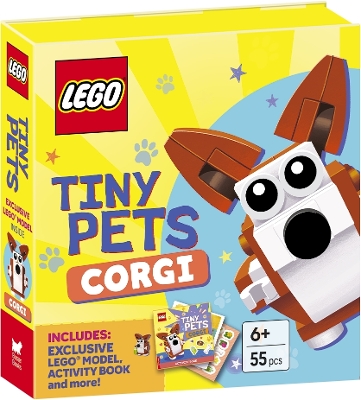 LEGO&reg; Books. Tiny Pets: Corgi (with exclusive corgi mini-build, paper  crafts, stickers and activity book)