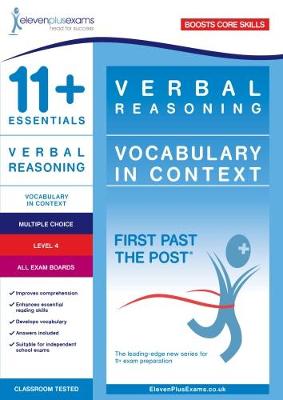 11plus Essentials Verbal Reasoning: Vocabulary in Context Level 4