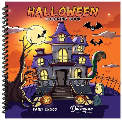 Halloween Coloring Book: For Kids Ages 4-8, 9-12