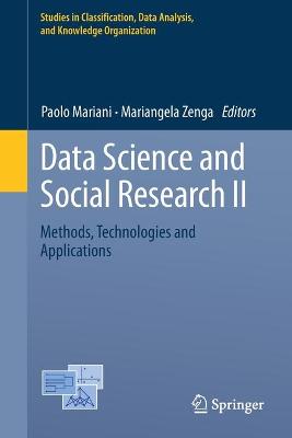 Data Science and Social Research II: Methods, Technologies and Applications 1st ed. 2021