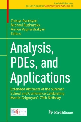 Analysis, PDEs, and Applications: Extended Abstracts of the Summer School and Conference Celebrating Martin Grigoryan's 70th Birthday