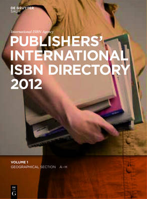 Publishers International ISBN Directory 2012: Ebookplus 38th Edition
