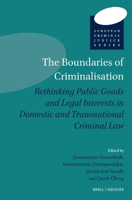 Boundaries of Criminalisation: Rethinking Public Goods and Legal Interests in Domestic and Transnational  Criminal Law