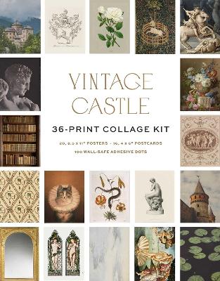 Vintage Castle Wall Collage Kit No Edition