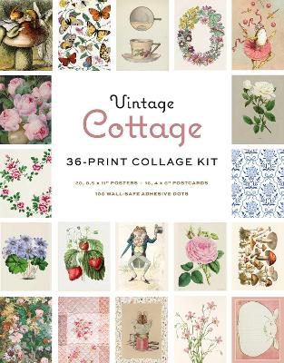 Vintage Cottage Wall Collage Kit No Edition