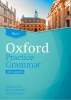 Oxford Practice Grammar: Basic: with Key: The right balance of English grammar explanation and practice for your   language level Updated Edition