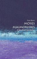 Moses Maimonides: A Very Short Introduction