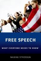 Free Speech: What Everyone Needs to Know&reg;