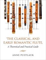 Classical and Early Romantic Flute: A Theoretical and Practical Guide