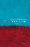 Decision Making: A Very Short Introduction