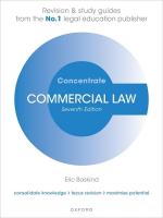 Commercial Law Concentrate: Law Revision and Study Guide 7th Revised edition