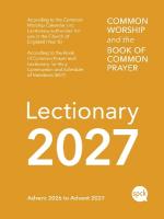 Common Worship Lectionary 2027: Church of England Liturgical Calendar with the Book of Common Prayer  (Includes Daily Readings and Service Planning Guide in a Compact, Portable Size)