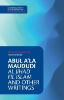 Abul Ala Maududi: Al Jihad fil Islam and Other Writings