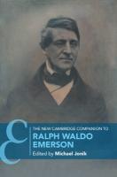 New Cambridge Companion to Ralph Waldo Emerson