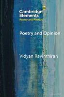 Poetry and Opinion