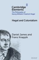 Hegel and Colonialism