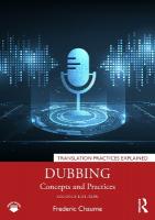 Dubbing: Concepts and Practices 2nd edition