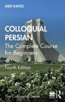 Colloquial Persian: The Complete Course for Beginners 4th edition