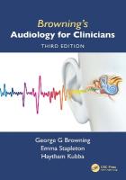 Browning's Audiology for Clinicians 3rd edition