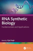 RNA Synthetic Biology: Fundamentals and Applications