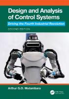 Design and Analysis of Control Systems: Driving the Fourth Industrial Revolution 2nd edition